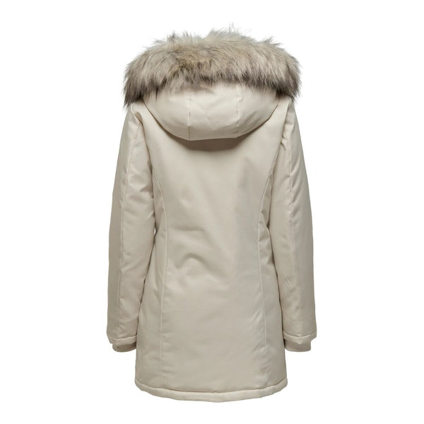 Only Beige Polyester Jackets & Coat