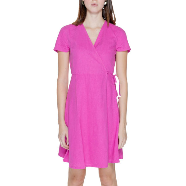 Only Multicolor Linen Dress