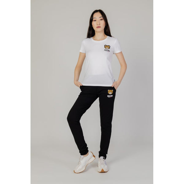 Moschino Black Cotton Jeans & Pant