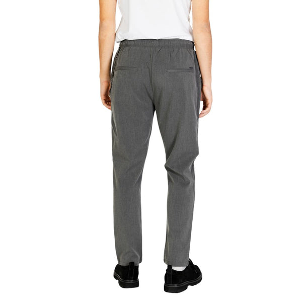 Gianni Lupo Gray Polyester Jeans & Pant