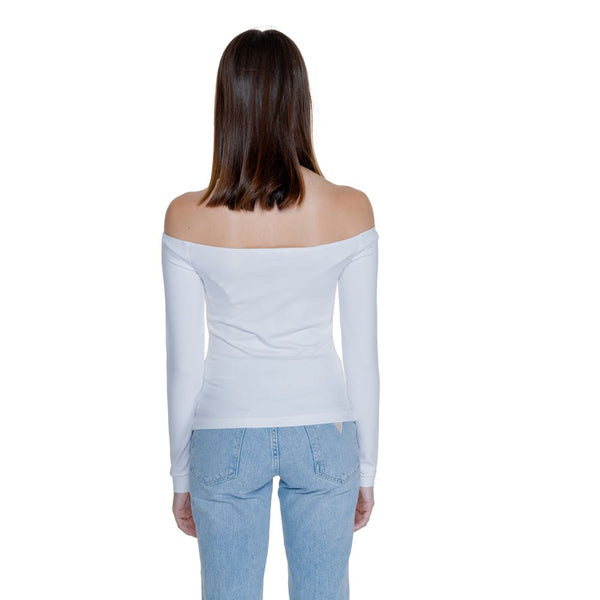 Tommy Hilfiger Jeans White Sustainable Viscose Tops & T-Shirt