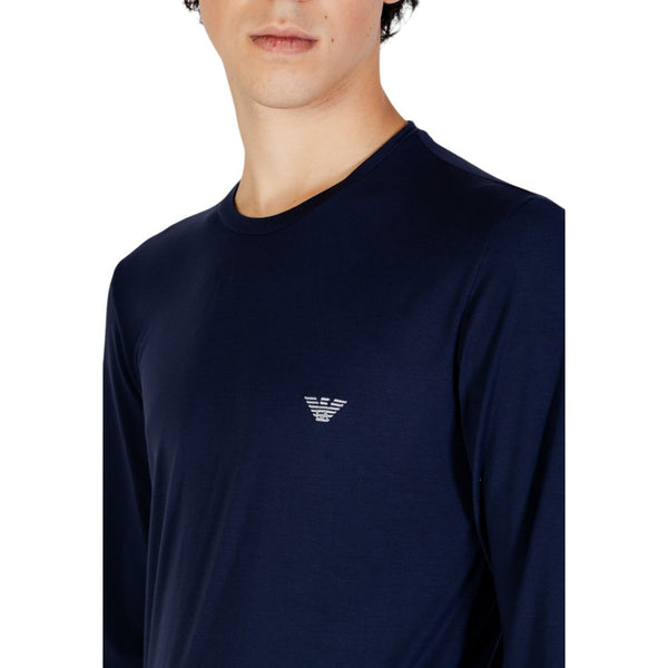 Emporio Armani Underwear Blue Modal Shirt