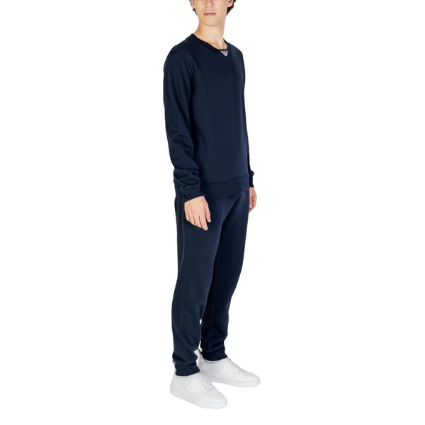 Emporio Armani Underwear Blue Cotton Sweatsuit