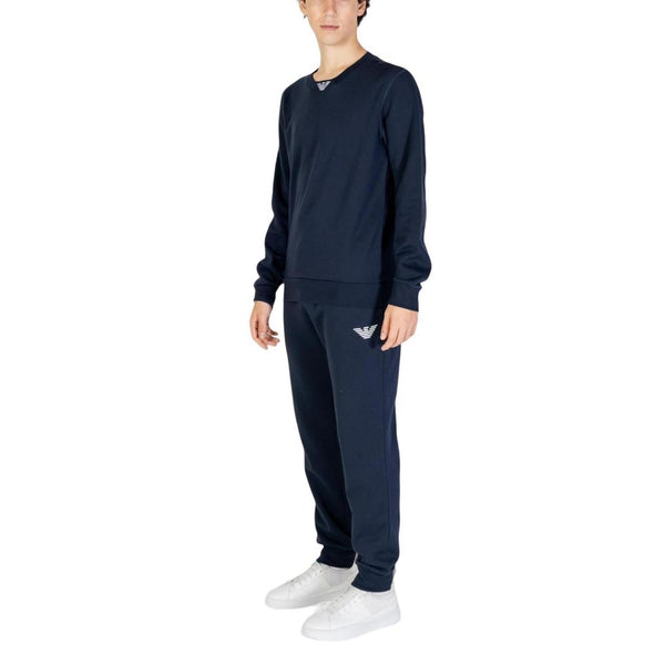 Emporio Armani Underwear Blue Cotton Sweatsuit