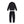 Emporio Armani Underwear Black Cotton Sweatsuit