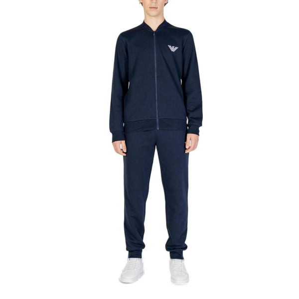 Emporio Armani Underwear Blue Cotton Sweatsuit