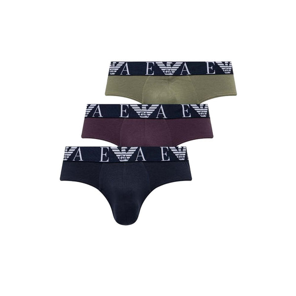 Emporio Armani Underwear Blue Cotton Underwear