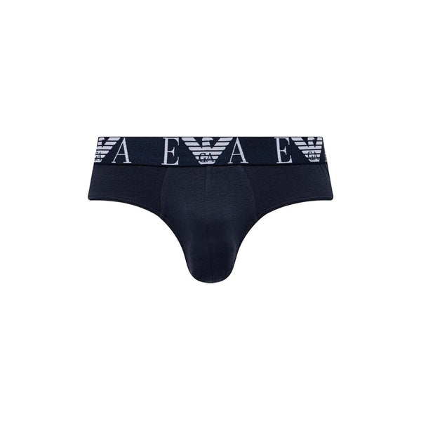 Emporio Armani Underwear Blue Cotton Underwear