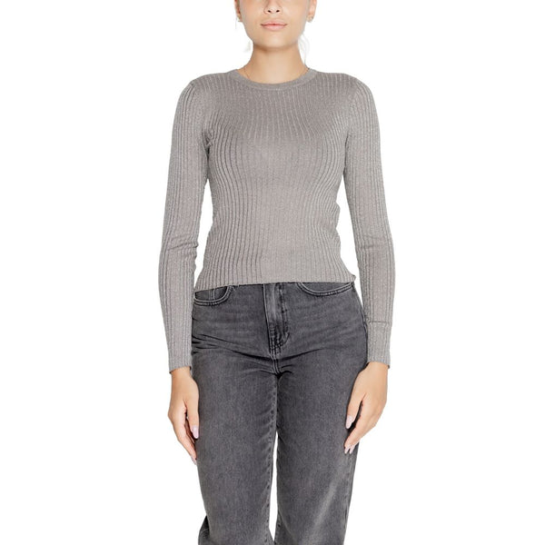 Jacqueline De Yong Gray Viscose Tops & T-Shirt