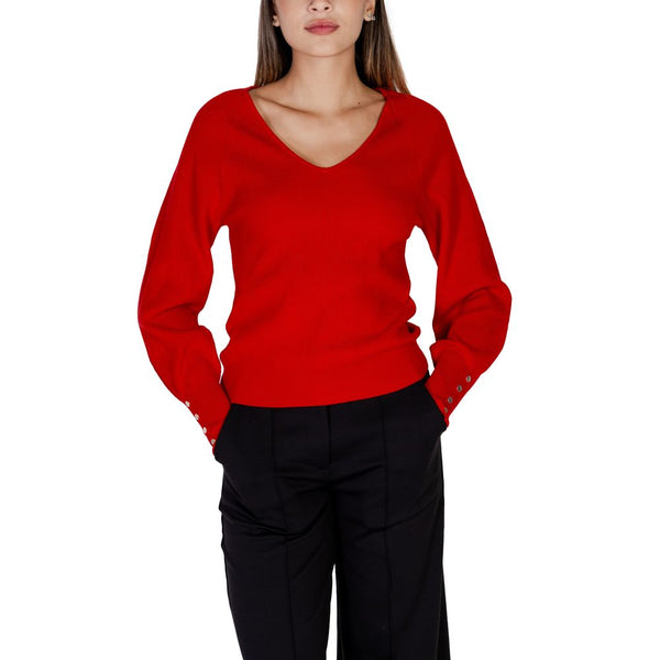 Morgan De Toi Red Viscose Tops & T-Shirt