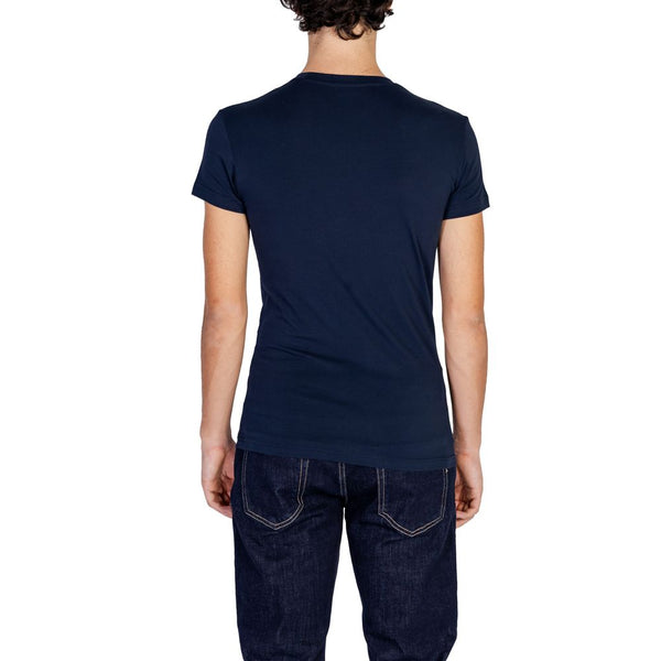 Emporio Armani Underwear Blue Cotton T-Shirt