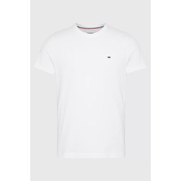 Tommy Hilfiger Jeans White Cotton T-Shirt