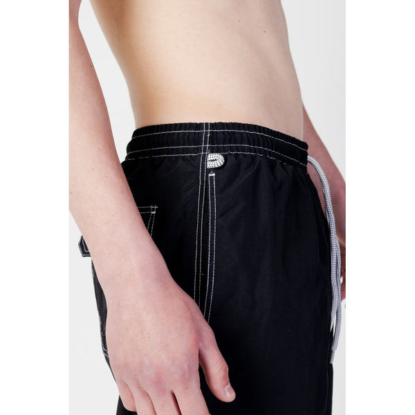 Blauer Black Polyester Swimwear