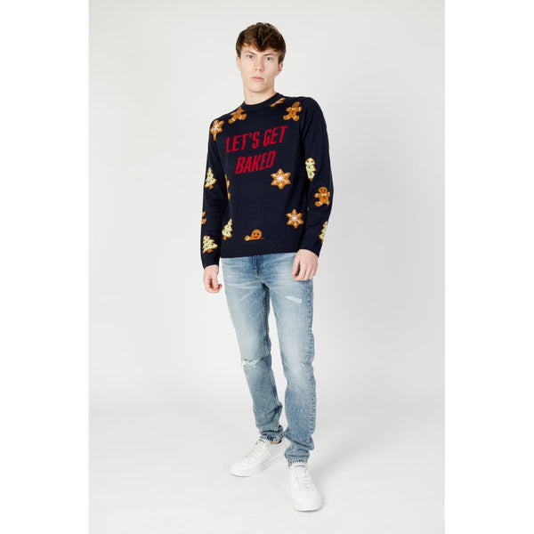 Only & Sons Blue Acrylic Sweater