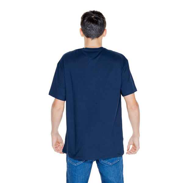 Tommy Hilfiger Jeans Blue Cotton T-Shirt