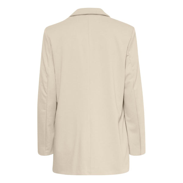 ICHI Beige Recycled Polyester Suits & Blazer