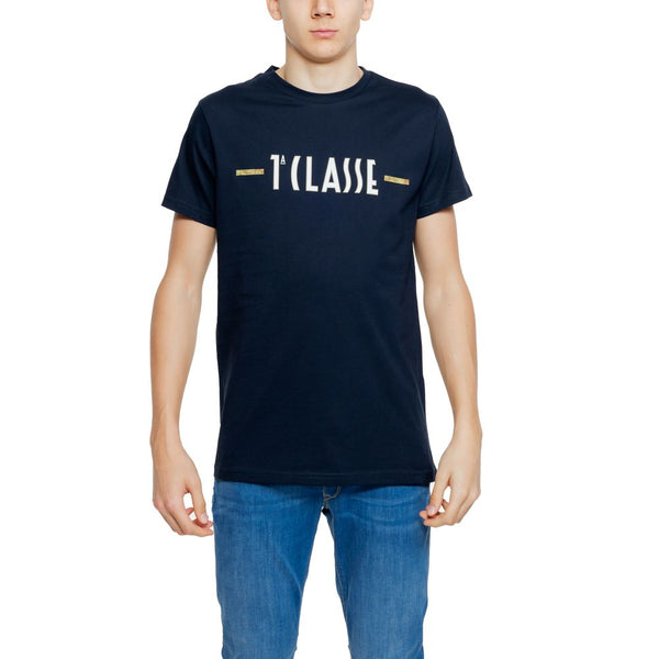 Alviero Martini Prima Classe Blue Cotton T-Shirt