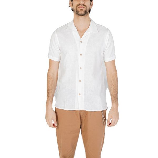 Hamaki-Ho White Linen Shirt