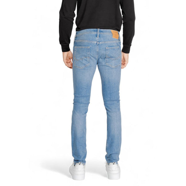 Jack Jones Light Blue Cotton Jeans & Pant