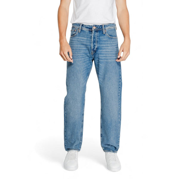 Jack Jones Blue Cotton Jeans & Pant