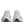 Dolce & Gabbana White Silver DAYMASTER Leather Sneakers Shoes