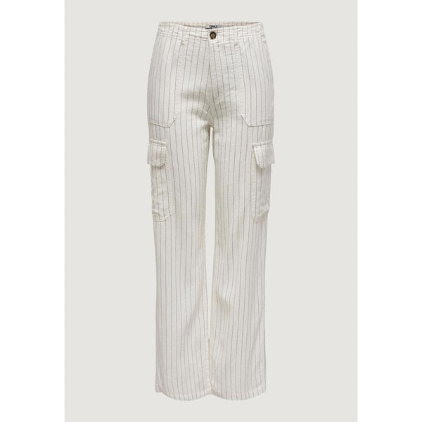 Only White Linen Jeans & Pant