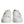 Dolce & Gabbana White Leather DG Logo Casual Low Top Sneakers Shoes