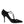 Dolce & Gabbana Black Leather T-strap Stiletto Heels Shoes