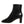 Dolce & Gabbana Black Jackie Leather Mid Calf Boots Shoes