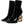 Dolce & Gabbana Black Jackie Leather Mid Calf Boots Shoes