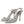 Dolce & Gabbana Silver Crystal Ankle Strap Sandals Shoes