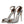 Dolce & Gabbana Silver Ankle Strap Crystal Sandals Shoes