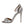 Dolce & Gabbana Silver Ankle Strap Crystal Sandals Shoes