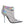 Dolce & Gabbana Silver Iridescent Pointed Short Boots Shoes