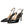 Dolce & Gabbana Black Leather High Heels Slingbacks Shoes