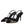 Dolce & Gabbana Black Brown Lace High Heels Slingback Shoes