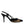 Dolce & Gabbana Black Brown Lace High Heels Slingback Shoes