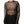 Dolce & Gabbana Black Sheer Long Sleeves Crewneck Blouse Top