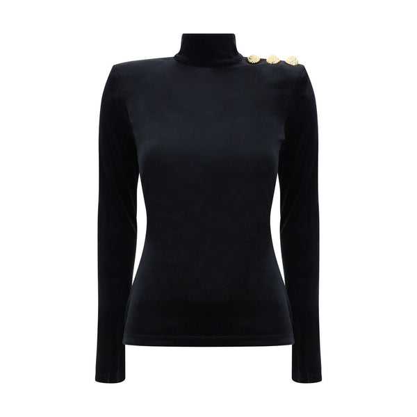 Balmain Turtleneck Long Sleeve Jersey