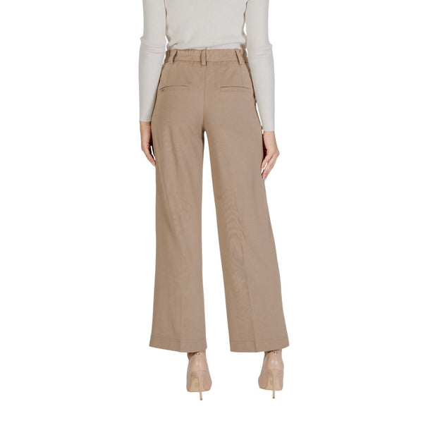 Street One Beige Viscose Jeans & Pant