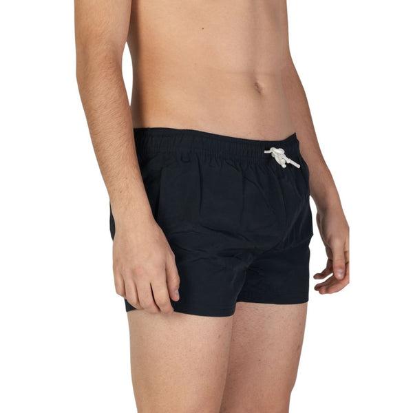 Hamaki-Ho Black Polyester Swim Short