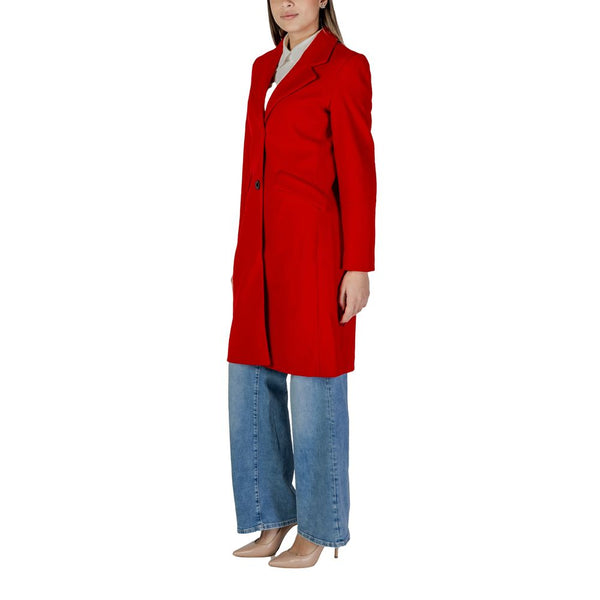 Vero Moda Red Polyester Jackets & Coat