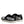 Dolce & Gabbana Black Embellished London Men Slip On Shoes