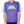 Dolce & Gabbana Purple Logo Jersey Cotton V-neck T-shirt