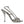Dolce & Gabbana Silver Crystal Slingback KEIRA Sandals Shoes