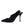 Dolce & Gabbana Black Jersey Stretch Heels Slingback Shoes