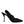 Dolce & Gabbana Black Jersey Stretch Heels Slingback Shoes