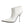 Dolce & Gabbana White Faux Pearl Leather Pointed Toe Ankle Boot Shoes