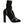 Dolce & Gabbana Black Leather Sock Style Mid Calf Boots Shoes