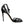 Dolce & Gabbana Black Strass Ankle Strap Heels Sandals Shoes